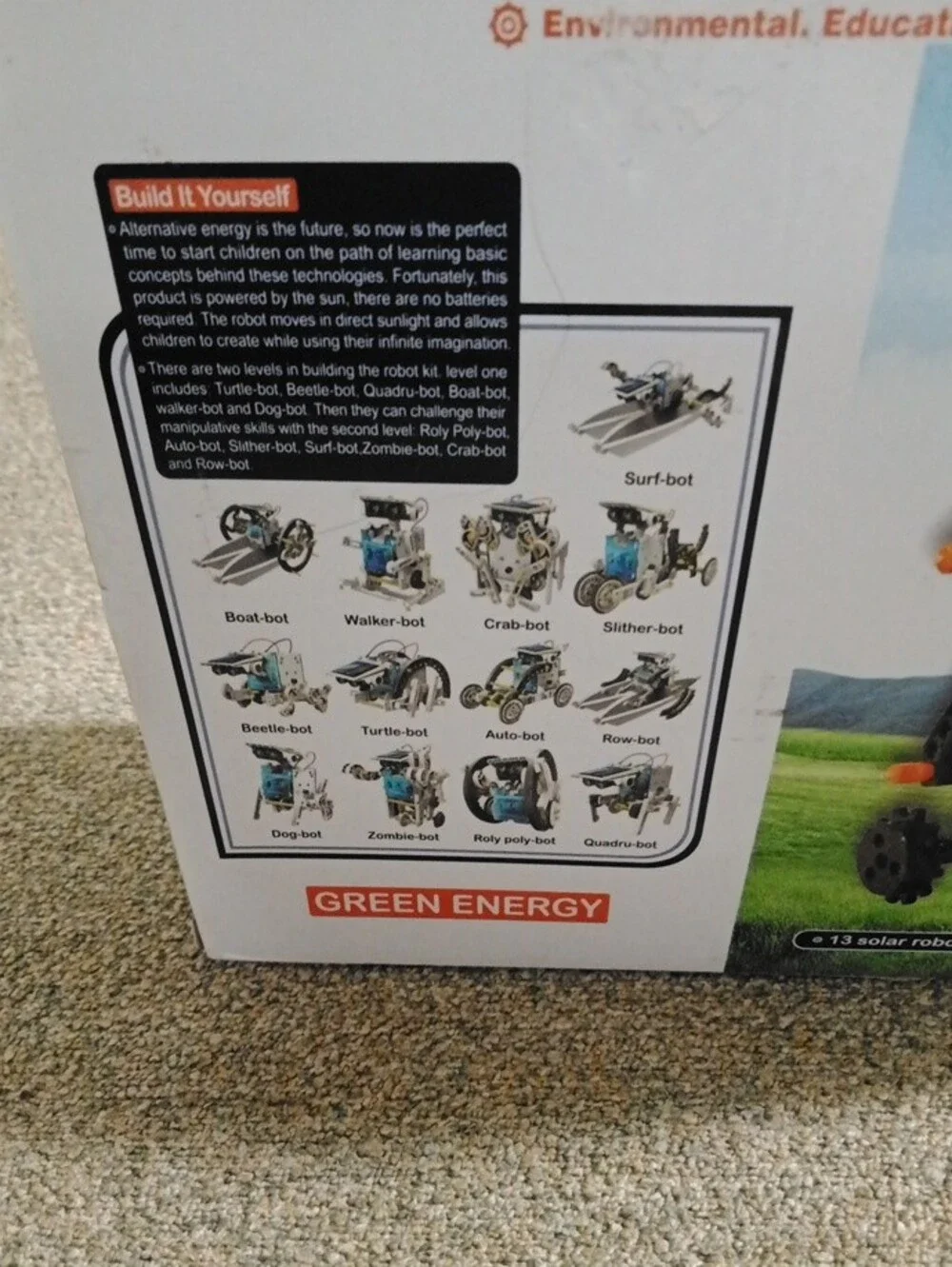 Apex 13 In 1 Kit Educational Solar Robot (new, open box)